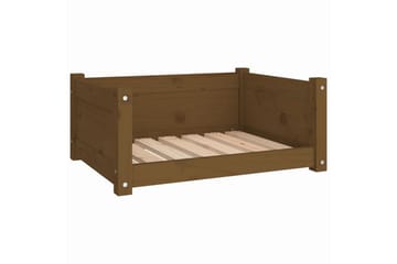 beBasic Hundeseng honningbrun 65,5x50,5x28 cm heltre furu - Brun - Sport & fritid - Til dyrene - For hund - Hundemøbler - Hundekurv & hundeseng