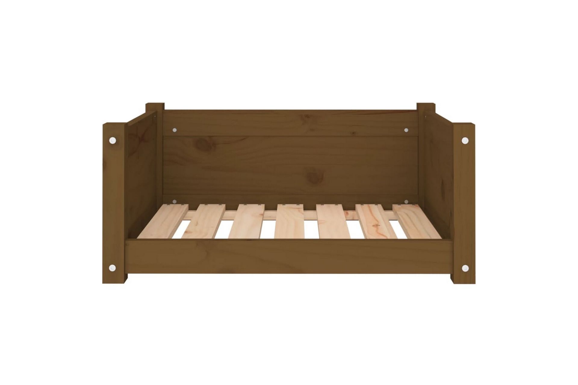 beBasic Hundeseng honningbrun 65,5x50,5x28 cm heltre furu - Brun - Sport & fritid - Til dyrene - For hund - Hundemøbler - Hundekurv & hundeseng