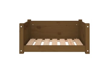 beBasic Hundeseng honningbrun 65,5x50,5x28 cm heltre furu - Brun - Sport & fritid - Til dyrene - For hund - Hundemøbler - Hundekurv & hundeseng