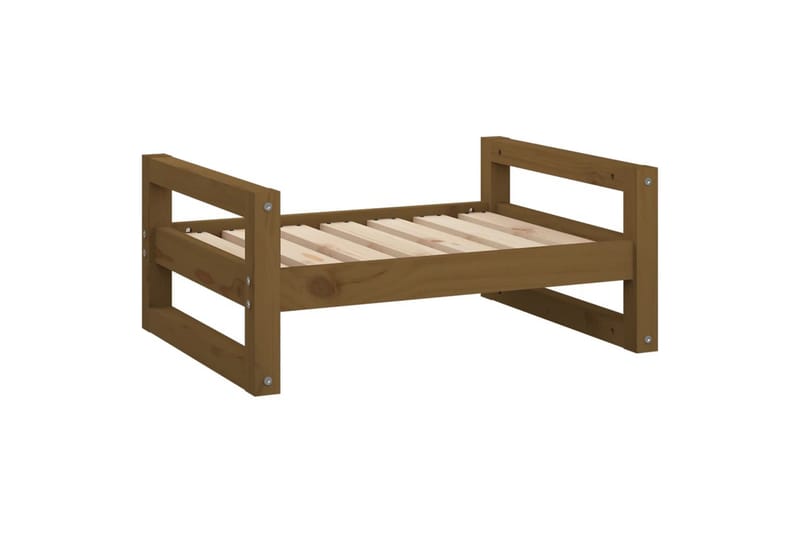 beBasic Hundeseng honningbrun 65,5x50,5x28 cm heltre furu - Brun - Sport & fritid - Til dyrene - For hund - Hundemøbler - Hundekurv & hundeseng