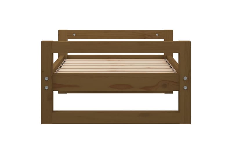 beBasic Hundeseng honningbrun 65,5x50,5x28 cm heltre furu - Brun - Sport & fritid - Til dyrene - For hund - Hundemøbler - Hundekurv & hundeseng
