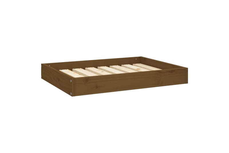 beBasic Hundeseng honningbrun 71,5x54x9 cm heltre furu - Brun - Sport & fritid - Til dyrene - For hund - Hundemøbler - Hundekurv & hundeseng