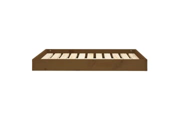 beBasic Hundeseng honningbrun 91,5x64x9 cm heltre furu - Brun - Sport & fritid - Til dyrene - For hund - Hundemøbler - Hundekurv & hundeseng