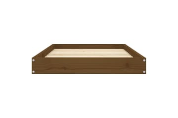 beBasic Hundeseng honningbrun 91,5x64x9 cm heltre furu - Brun - Sport & fritid - Til dyrene - For hund - Hundemøbler - Hundekurv & hundeseng
