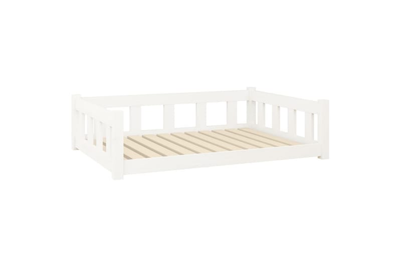 beBasic Hundeseng hvit 105,5x75,5x28 cm heltre furu - Hvit - Sport & fritid - Til dyrene - For hund - Hundemøbler - Hundekurv & hundeseng
