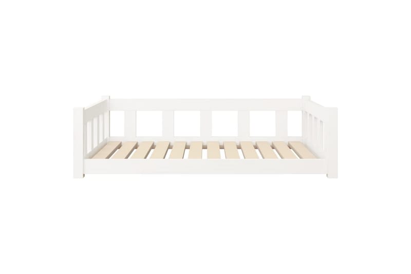 beBasic Hundeseng hvit 105,5x75,5x28 cm heltre furu - Hvit - Sport & fritid - Til dyrene - For hund - Hundemøbler - Hundekurv & hundeseng