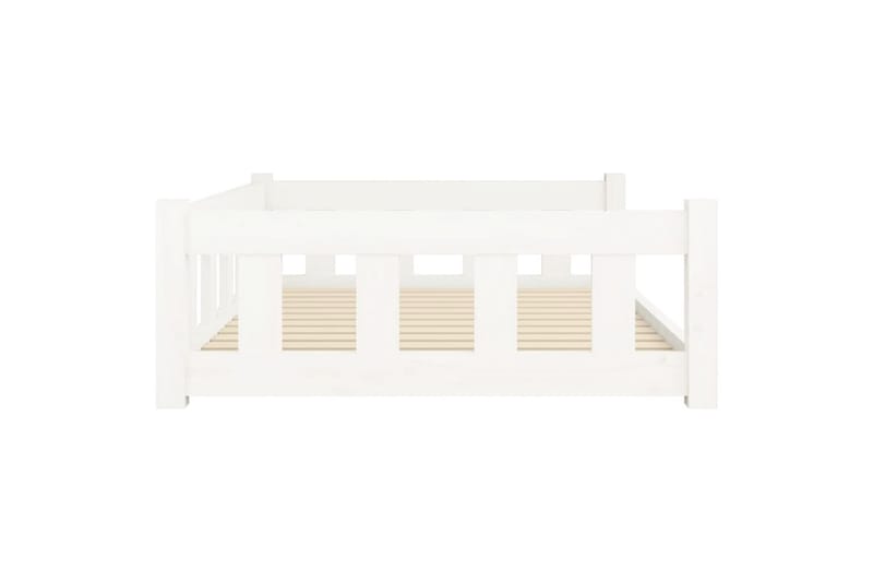 beBasic Hundeseng hvit 105,5x75,5x28 cm heltre furu - Hvit - Sport & fritid - Til dyrene - For hund - Hundemøbler - Hundekurv & hundeseng