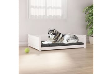beBasic Hundeseng hvit 105,5x75,5x28 cm heltre furu - Hvit - Sport & fritid - Til dyrene - For hund - Hundemøbler - Hundekurv & hundeseng