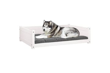 beBasic Hundeseng hvit 105,5x75,5x28 cm heltre furu - Hvit - Sport & fritid - Til dyrene - For hund - Hundemøbler - Hundekurv & hundeseng