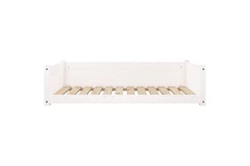 beBasic Hundeseng hvit 105,5x75,5x28 cm heltre furu - Hvit - Sport & fritid - Til dyrene - For hund - Hundemøbler - Hundekurv & hundeseng