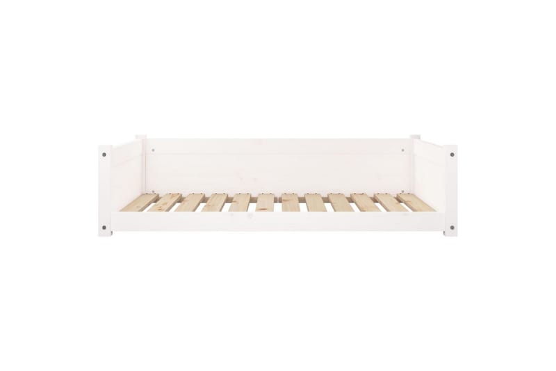 beBasic Hundeseng hvit 105,5x75,5x28 cm heltre furu - Hvit - Sport & fritid - Til dyrene - For hund - Hundemøbler - Hundekurv & hundeseng
