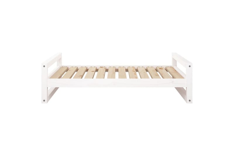 beBasic Hundeseng hvit 105,5x75,5x28 cm heltre furu - Hvit - Sport & fritid - Til dyrene - For hund - Hundemøbler - Hundekurv & hundeseng