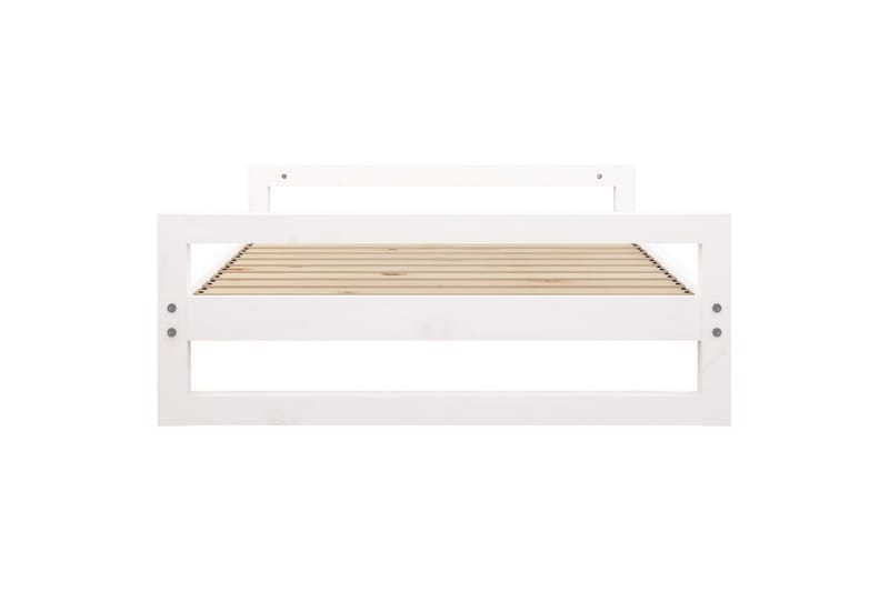 beBasic Hundeseng hvit 105,5x75,5x28 cm heltre furu - Hvit - Sport & fritid - Til dyrene - For hund - Hundemøbler - Hundekurv & hundeseng