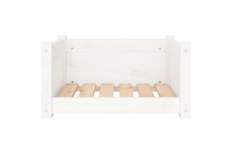 beBasic Hundeseng hvit 55,5x45,5x28 cm heltre furu - Hvit - Sport & fritid - Til dyrene - For hund - Hundemøbler - Hundekurv & hundeseng