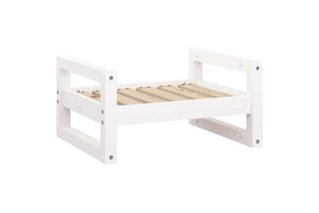 beBasic Hundeseng hvit 55,5x45,5x28 cm heltre furu - Hvit - Sport & fritid - Til dyrene - For hund - Hundemøbler - Hundekurv & hundeseng