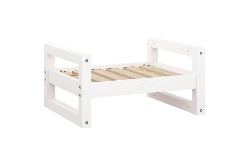 beBasic Hundeseng hvit 55,5x45,5x28 cm heltre furu - Hvit - Sport & fritid - Til dyrene - For hund - Hundemøbler - Hundekurv & hundeseng