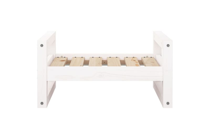 beBasic Hundeseng hvit 55,5x45,5x28 cm heltre furu - Hvit - Sport & fritid - Til dyrene - For hund - Hundemøbler - Hundekurv & hundeseng