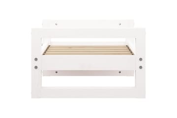 beBasic Hundeseng hvit 55,5x45,5x28 cm heltre furu - Hvit - Sport & fritid - Til dyrene - For hund - Hundemøbler - Hundekurv & hundeseng