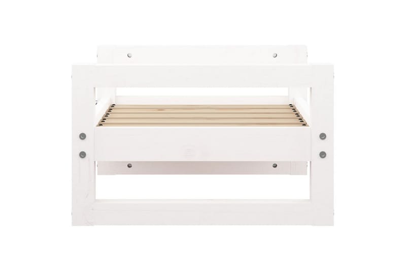 beBasic Hundeseng hvit 55,5x45,5x28 cm heltre furu - Hvit - Sport & fritid - Til dyrene - For hund - Hundemøbler - Hundekurv & hundeseng
