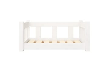 beBasic Hundeseng hvit 65,5x50,5x28 cm heltre furu - Hvit - Sport & fritid - Til dyrene - For hund - Hundemøbler - Hundekurv & hundeseng