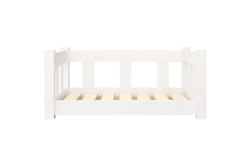 beBasic Hundeseng hvit 65,5x50,5x28 cm heltre furu - Hvit - Sport & fritid - Til dyrene - For hund - Hundemøbler - Hundekurv & hundeseng