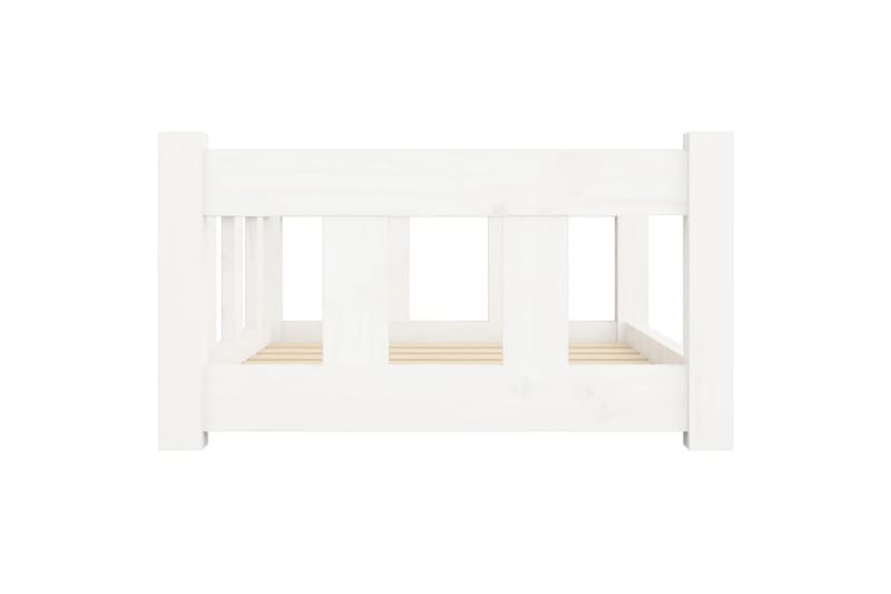 beBasic Hundeseng hvit 65,5x50,5x28 cm heltre furu - Hvit - Sport & fritid - Til dyrene - For hund - Hundemøbler - Hundekurv & hundeseng