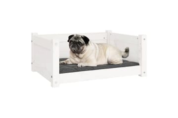 beBasic Hundeseng hvit 65,5x50,5x28 cm heltre furu - Hvit - Sport & fritid - Til dyrene - For hund - Hundemøbler - Hundekurv & hundeseng