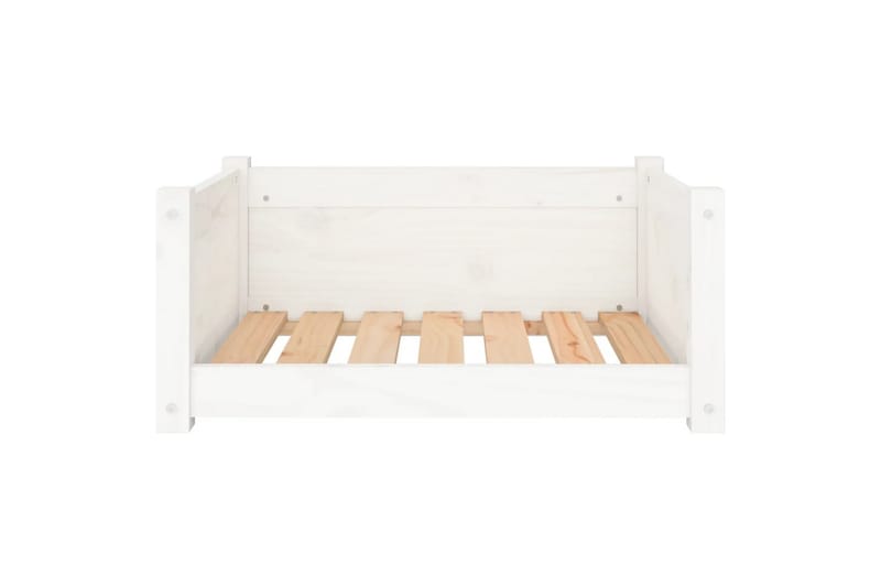 beBasic Hundeseng hvit 65,5x50,5x28 cm heltre furu - Hvit - Sport & fritid - Til dyrene - For hund - Hundemøbler - Hundekurv & hundeseng