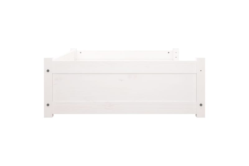 beBasic Hundeseng hvit 95,5x65,5x28 cm heltre furu - Hvit - Sport & fritid - Til dyrene - For hund - Hundemøbler - Hundekurv & hundeseng
