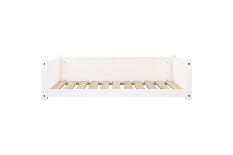 beBasic Hundeseng hvit 95,5x65,5x28 cm heltre furu - Hvit - Sport & fritid - Til dyrene - For hund - Hundemøbler - Hundekurv & hundeseng