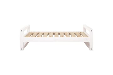beBasic Hundeseng hvit 95,5x65,5x28 cm heltre furu - Hvit - Sport & fritid - Til dyrene - For hund - Hundemøbler - Hundekurv & hundeseng