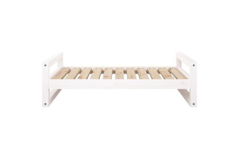 beBasic Hundeseng hvit 95,5x65,5x28 cm heltre furu - Hvit - Sport & fritid - Til dyrene - For hund - Hundemøbler - Hundekurv & hundeseng