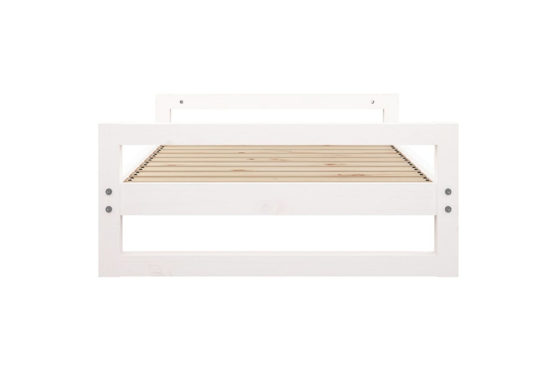 beBasic Hundeseng hvit 95,5x65,5x28 cm heltre furu - Hvit - Sport & fritid - Til dyrene - For hund - Hundemøbler - Hundekurv & hundeseng