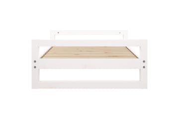 beBasic Hundeseng hvit 95,5x65,5x28 cm heltre furu - Hvit - Sport & fritid - Til dyrene - For hund - Hundemøbler - Hundekurv & hundeseng