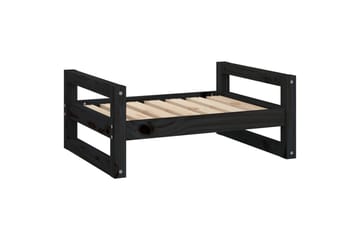 beBasic Hundeseng svart 65,5x50,5x28 cm heltre furu - Svart - Sport & fritid - Til dyrene - For hund - Hundemøbler - Hundekurv & hundeseng