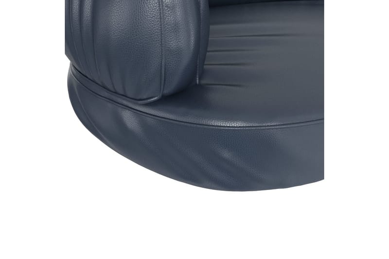 Ergonomisk hundeseng skum mørkeblå 60x42 cm kunstig skinn - Blå - Sport & fritid - Til dyrene - For hund - Hundemøbler