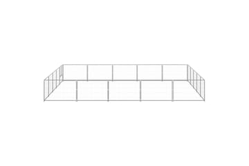 Hundegård sølv 25 m² stål - Silver - Sport & fritid - Til dyrene - For hund - Hundemøbler