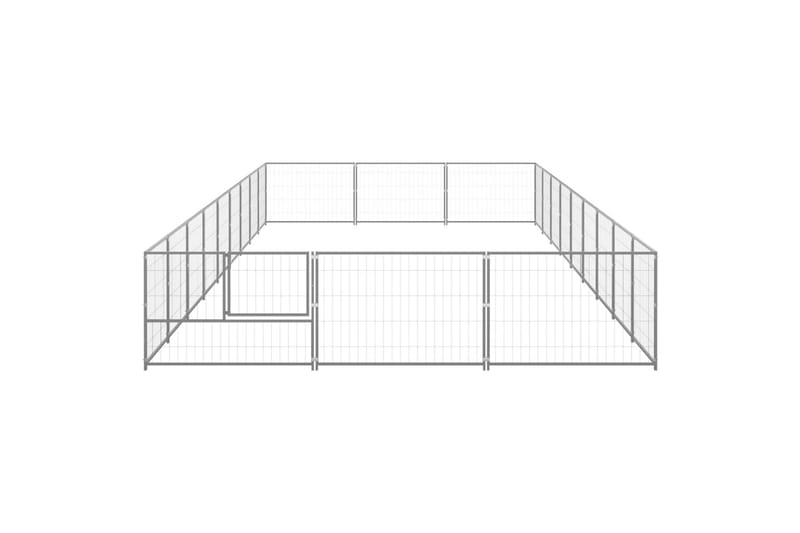 Hundegård sølv 27 m² stål - Silver - Sport & fritid - Til dyrene - For hund - Hundemøbler