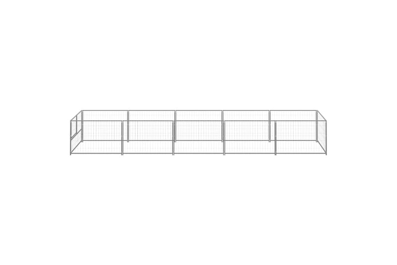 Hundegård sølv 5 m² stål - Silver - Sport & fritid - Til dyrene - For hund - Hundemøbler