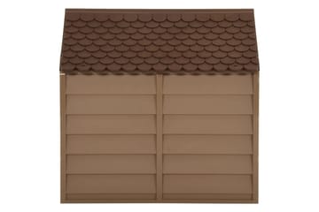 Hundehus brun 71x71,5x68 cm PP - Brun - Sport & fritid - Til dyrene - For hund - Hundemøbler