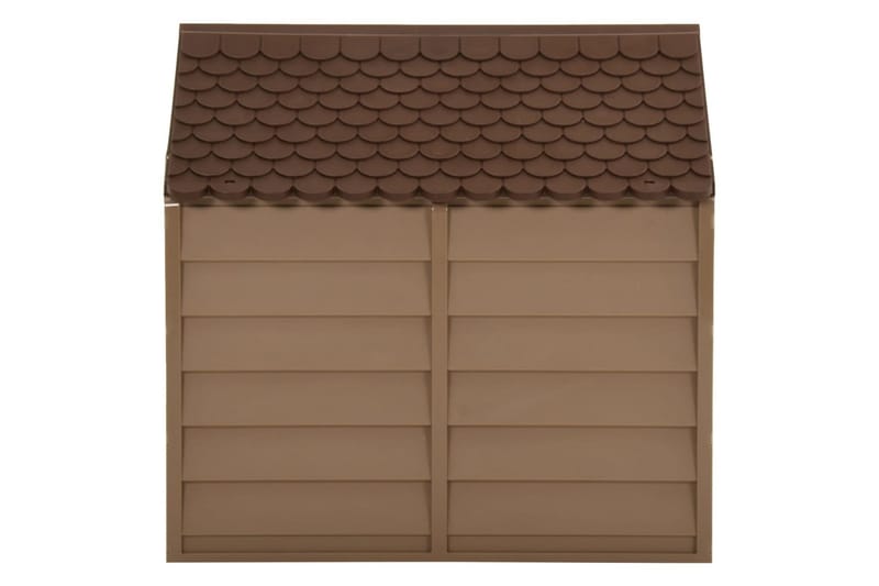 Hundehus brun 71x71,5x68 cm PP - Brun - Sport & fritid - Til dyrene - For hund - Hundemøbler