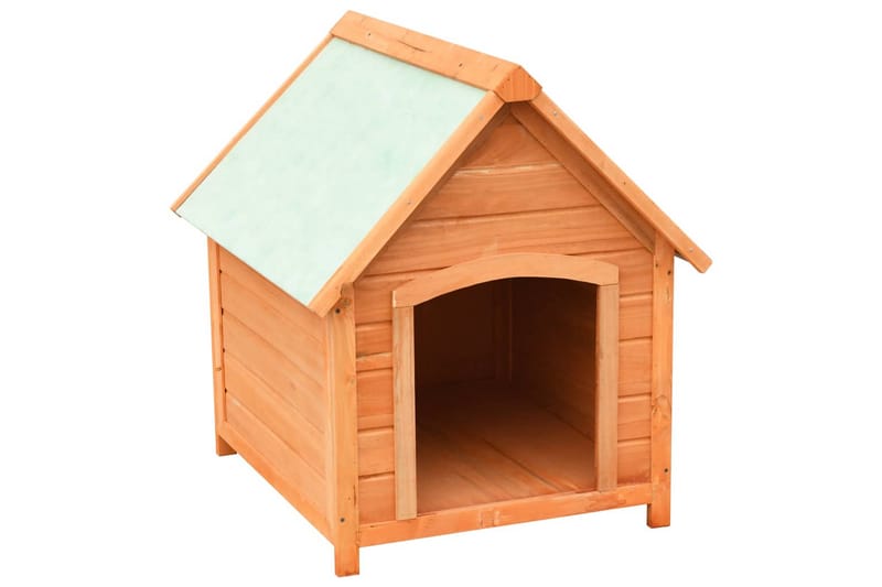 Hundehus heltre furu & gran 72x85x82 cm - Sport & fritid - Til dyrene - For hund - Hundemøbler