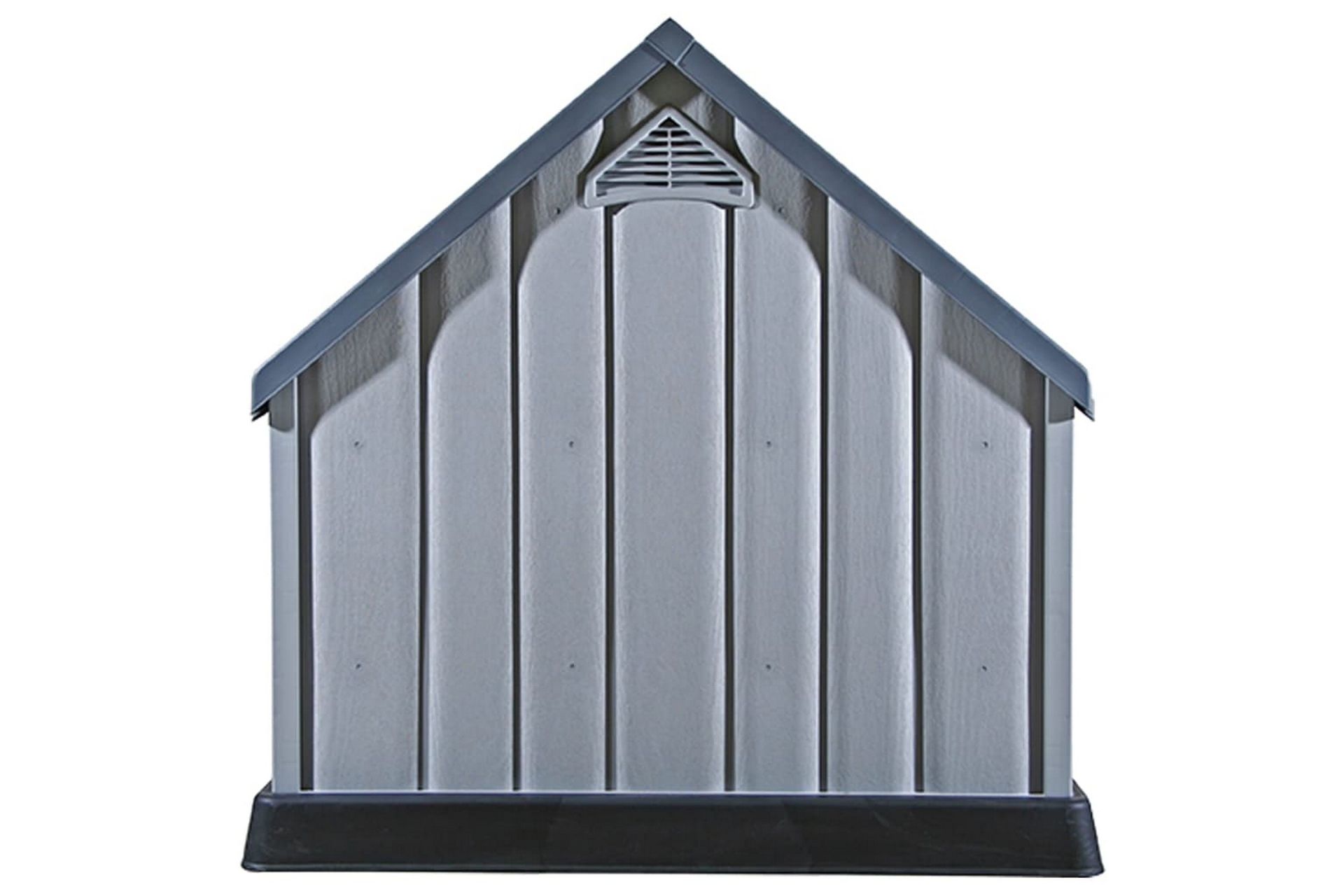 Hundehus i grå 92x87x91 cm plast - Grå - Sport & fritid - Til dyrene - For hund - Hundemøbler