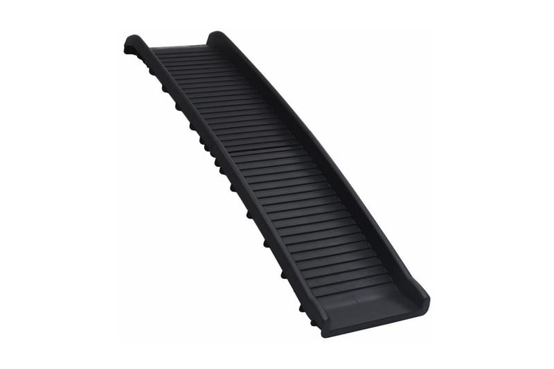 Hunderampe sammenleggbar svart 155,5x40x15,5 cm - Svart - Sport & fritid - Til dyrene - For hund - Hundemøbler - Hundetrapp