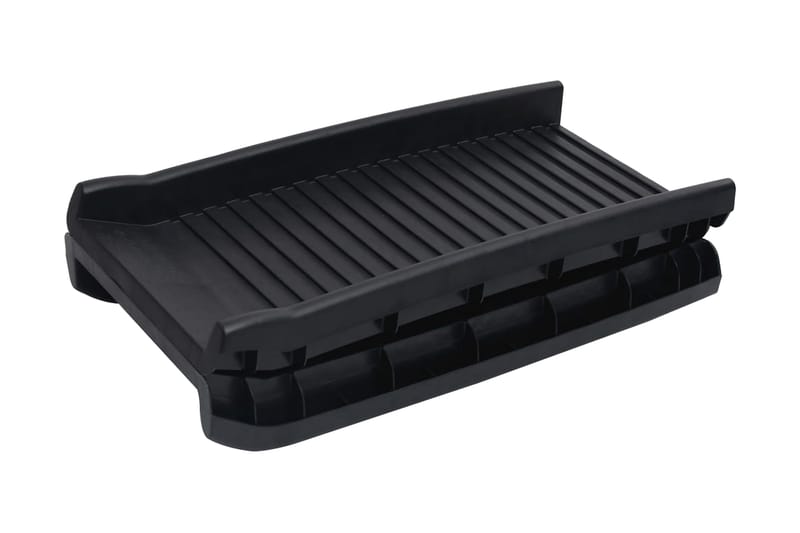Hunderampe sammenleggbar svart 155,5x40x15,5 cm - Svart - Sport & fritid - Til dyrene - For hund - Hundemøbler - Hundetrapp