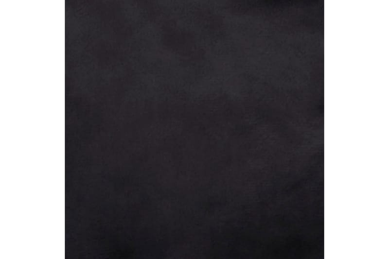Hundeseng svart 90x79x20 cm plysj og kunstig lær - Svart - Sport & fritid - Til dyrene - For hund - Hundemøbler - Hundekurv & hundeseng