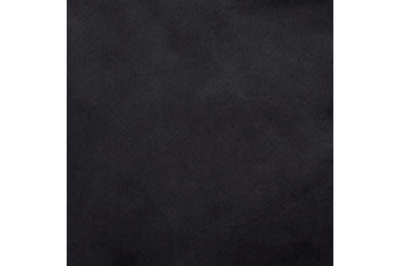 Hundeseng svart 99x89x21 cm plysj og kunstig lær - Svart - Sport & fritid - Til dyrene - For hund - Hundemøbler - Hundekurv & hundeseng