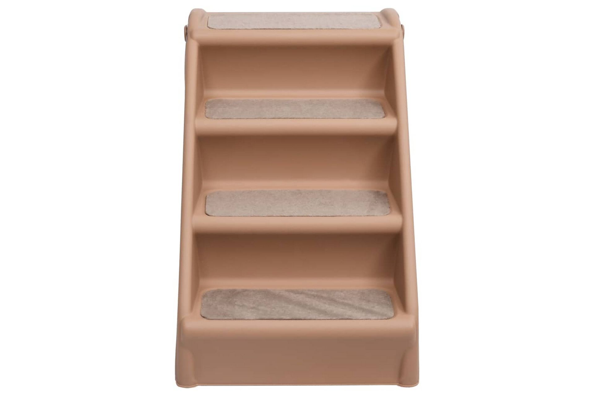 Hundetrapp sammenleggbar brun 62x40x49,5 cm - Brun - Sport & fritid - Til dyrene - For hund - Hundemøbler - Hundetrapp