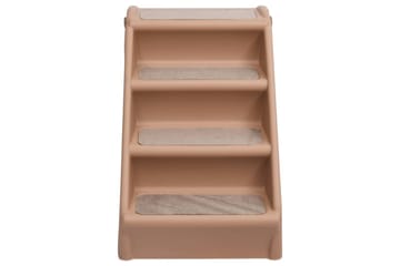 Hundetrapp sammenleggbar brun 62x40x49,5 cm - Brun - Sport & fritid - Til dyrene - For hund - Hundemøbler - Hundetrapp