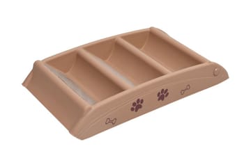 Hundetrapp sammenleggbar brun 62x40x49,5 cm - Brun - Sport & fritid - Til dyrene - For hund - Hundemøbler - Hundetrapp